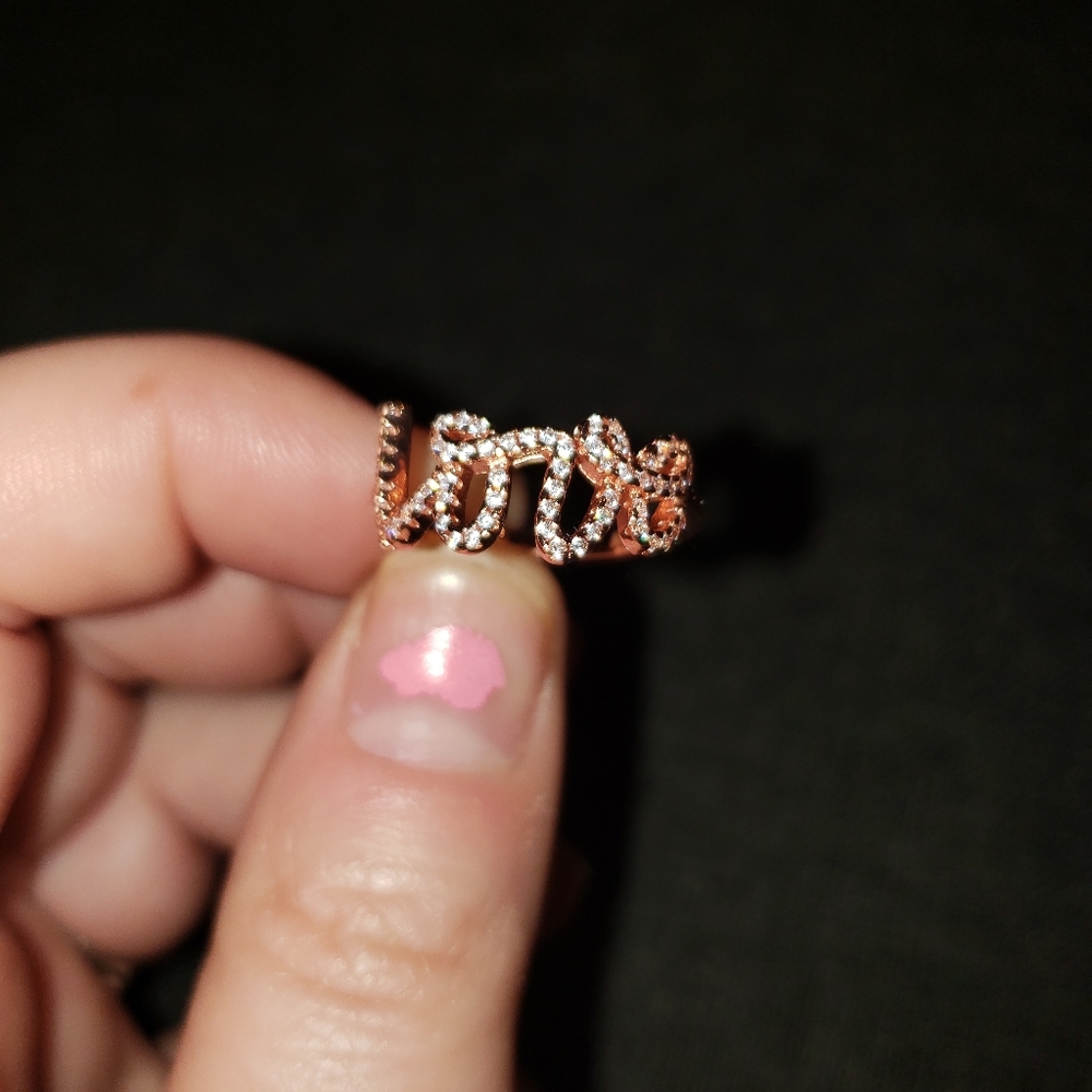 Peermont Rose Gold Plated Love Ring